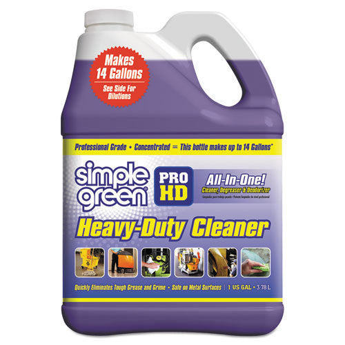 Pro Hd Heavy-duty Cleaner, Unscented, 1 Gal Bottle, 4-carton