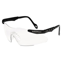 Magnum 3g Safety Eyewear, Black Frame, Clear Lens