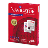 Premium Multipurpose Copy Paper, 97 Bright, 24lb, 8.5 X 11, White, 500 Sheets-ream, 10 Reams-carton