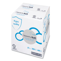 Heavenly Soft® Facial Tissue, 2-ply, 7.5 X 7.9, White, 90-pack, 48 Packs-carton