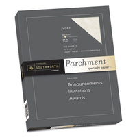 Parchment Specialty Paper, 24 Lb, 8.5 X 11, Ivory, 100-pack