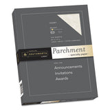 Parchment Specialty Paper, 24 Lb, 8.5 X 11, Ivory, 100-pack