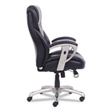 Emerson Big And Tall Task Chair, Supports Up To 400 Lbs., Black Seat-black Back, Silver Base