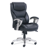 Emerson Big And Tall Task Chair, Supports Up To 400 Lbs., Brown Seat-brown Back, Silver Base
