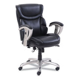 Emerson Task Chair, Supports Up To 300 Lbs., Black Seat-black Back, Silver Base