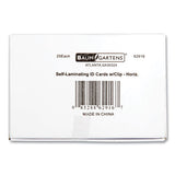 Self Laminating Badge Holder, Horizontal, 3.5 X 2.25, Clear, 25-pack
