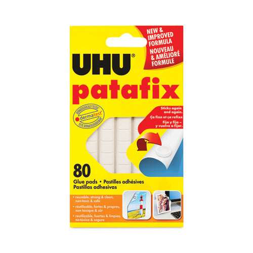 Tac Adhesive Putty, Removable And Reusable, 2.1 Oz, 80-pack
