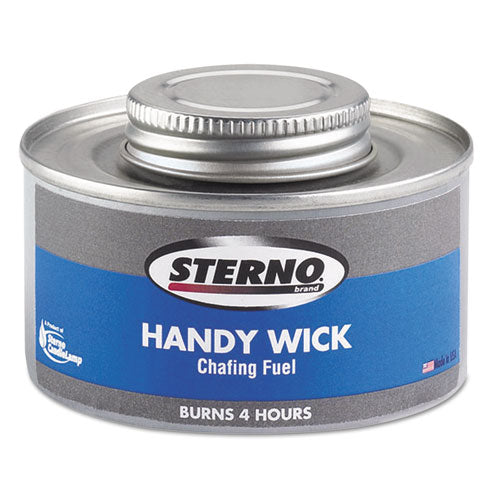 Handy Wick Chafing Fuel, Can, Methanol, Four-hour Burn, 24-carton