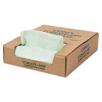 Ecosafe-6400 Bags, 30 Gal, 1.1 Mil, 30" X 39", Green, 48-box