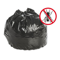 Insect-repellent Trash Bags, 30 Gal, 2 Mil, 33" X 40", Black, 90-box