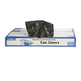 Total Recycled Content Plastic Trash Bags, 60 Gal, 1.5 Mil, 38" X 60", Brown-black, 100-carton