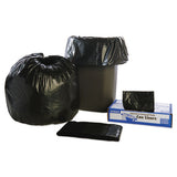 Total Recycled Content Plastic Trash Bags, 65 Gal, 1.5 Mil, 50" X 51", Brown-black, 100-carton