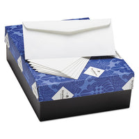 Writing 25% Cotton Business Envelopes, #10, Bankers Flap, Gummed Closure, 4.13 X 9.5, Natural White, 500-box