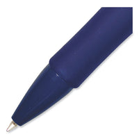 Striderio Gel Pen, Retractable, Medium 0.7 Mm, Blue Ink, Translucent Blue Barrel, 12-box