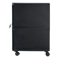 Two-drawer Mobile Filing Cabinet, 14.75w X 18.25d X 26h, Black
