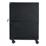 Two-drawer Mobile Filing Cabinet, 14.75w X 18.25d X 26h, Black