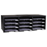 Storex Literature Organizer, 12 Section, 10 5-8 X 13 3-10 X 31 2-5, Gray