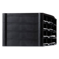 Storex Literature Organizer, 12 Section, 10 5-8 X 13 3-10 X 31 2-5, Black