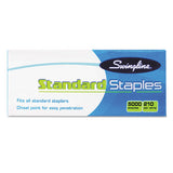 S.f. 1 Standard Staples, 0.25" Leg, 0.5" Crown, Steel, 5,000-box