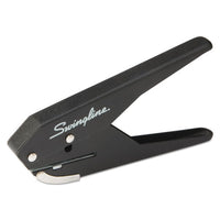 20-sheet Low Force One-hole Punch, 9-32" Holes, Black