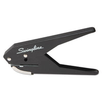 20-sheet Low Force One-hole Punch, 9-32" Holes, Black