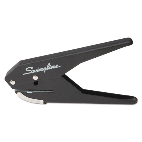 20-sheet Low Force One-hole Punch, 9-32" Holes, Black
