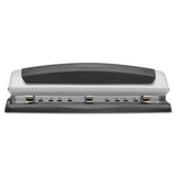 10-sheet Precision Pro Desktop Two-to-three-hole Punch, 9-32" Holes