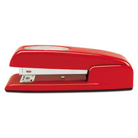 747 Business Full Strip Desk Stapler, 25-sheet Capacity, Rio Red