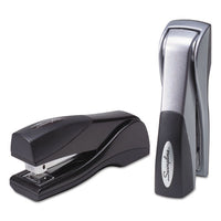 Optima Grip Compact Stapler, 25-sheet Capacity, Graphite