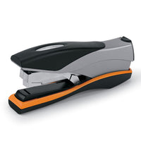 Optima 40 Desktop Stapler, 40-sheet Capacity, Silver-black-orange