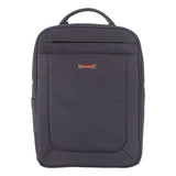 Cadence 2 Section Business Backpack, For Laptops 15.6", 6" X 6" X 17", Charcoal