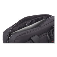 Stride Executive Briefcase, Holds Laptops 15.6", 4" X 4" X 11.5", Black