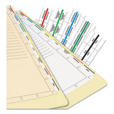 Medical Chart Index Divider Sheets, 11 X 8.5, Manila, 400-box