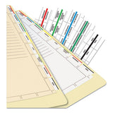 Medical Chart Index Divider Sheets, 11 X 8.5, White, 400-box