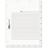 Medical Chart Index Divider Sheets, 11 X 8.5, White, 400-box