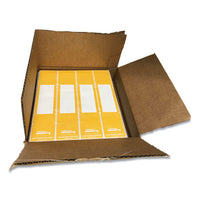 File Pocket Handles, 9.63 X 2, Yellow-white, 4-sheet, 12 Sheets-pack