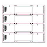 File Pocket Handles, 9.63 X 2, White, 4-sheet, 12 Sheets-pack