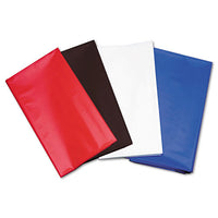 Rectangular Table Cover, Heavyweight Plastic, 54 X 108, White, 24 Each-carton