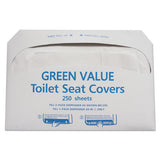 Half-fold Toilet Seat Covers, White, 14.75 X 16.5, 5,000-carton