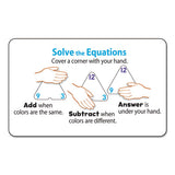 Addition-subtraction Three-corner Flash Cards, 6 & Up, 48-set