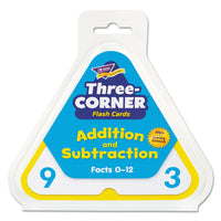 Addition-subtraction Three-corner Flash Cards, 6 & Up, 48-set