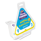 Addition-subtraction Three-corner Flash Cards, 6 & Up, 48-set