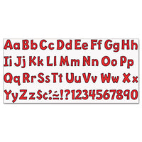 Ready Letters Playful Combo Set, Red, 4"h, 216-set