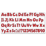 Ready Letters Playful Combo Set, Red, 4"h, 216-set