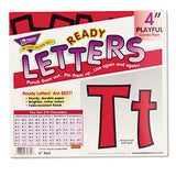 Ready Letters Playful Combo Set, Red, 4"h, 216-set