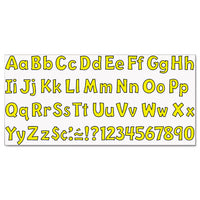 Ready Letters Playful Combo Set, Yellow, 4"h, 216-set