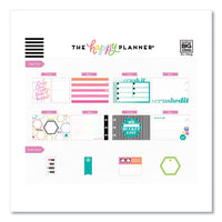 Productivity Multi Accessory Pack, 388 Pieces: 20 Half-sheet Stickers, 3 Sticky Note Pads, 20 Double-sided Pre-punched Cards