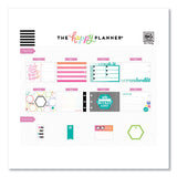 Productivity Multi Accessory Pack, 388 Pieces: 20 Half-sheet Stickers, 3 Sticky Note Pads, 20 Double-sided Pre-punched Cards
