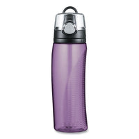 Intak By Thermos Hydration Bottle With Meter, 24 Oz, Purple, Polyester