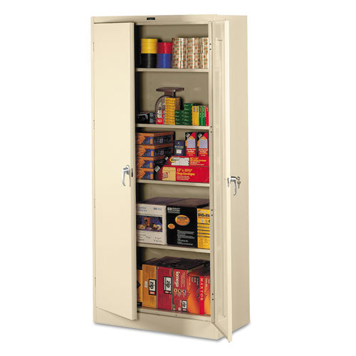 Deluxe Storage Cabinet, 36w X 18d X 78h, Black